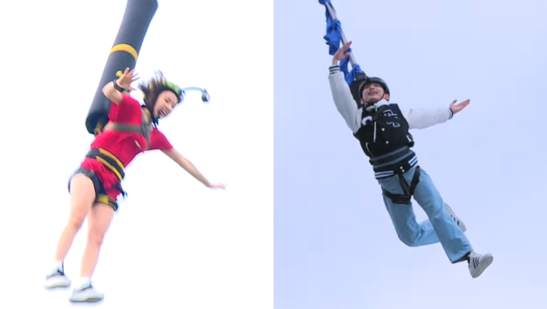 12 Times K Pop Idols Faced The Challenge Of Bungee Jumping