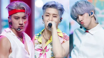 idols purple hair