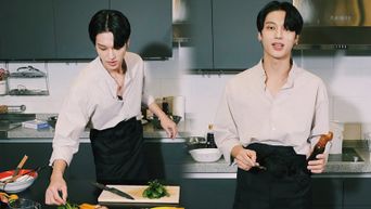 ATEEZ WooYoung cook
