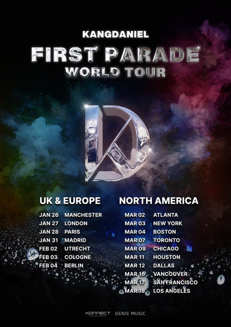 Kang Daniel "First Parade" World Tour 2023: Cities And Ticket Details