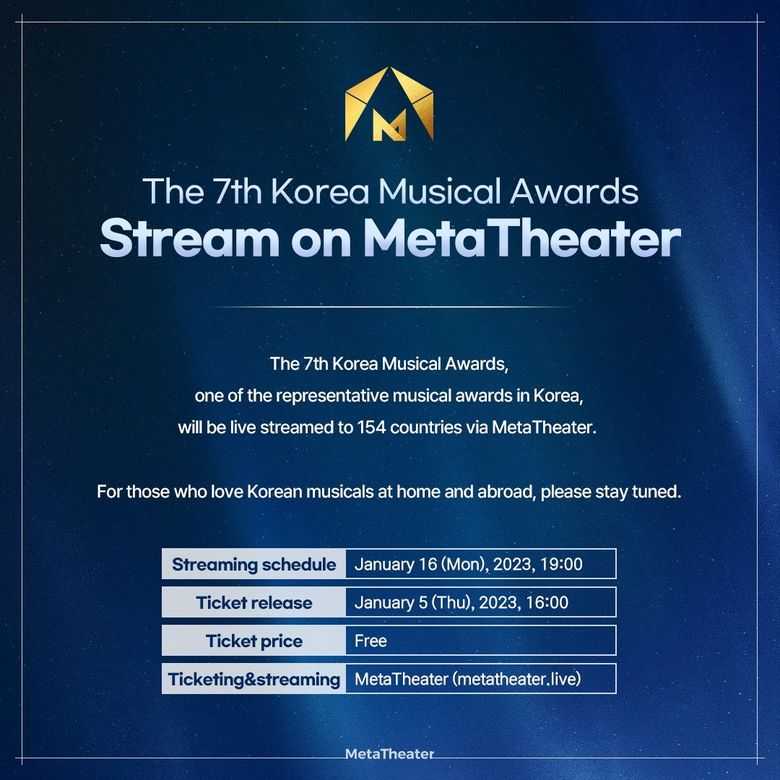 The 7th Korea Musical Awards Will Be Live-Streamed Through MetaTheater