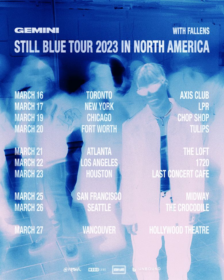  2023 GEMINI "Still Blue" North American Tour: Cities And Ticket Details