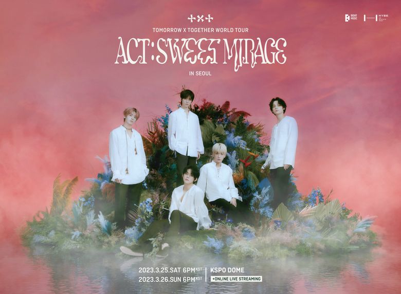 TXT "ACT: SWEET MIRAGE" World Tour: Cities And Ticket Details