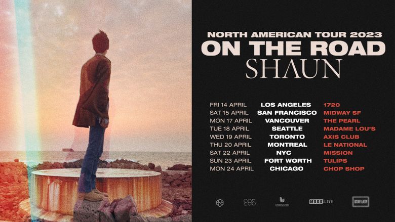 SHAUN Is Coming To North America For His Tour "On The Road"