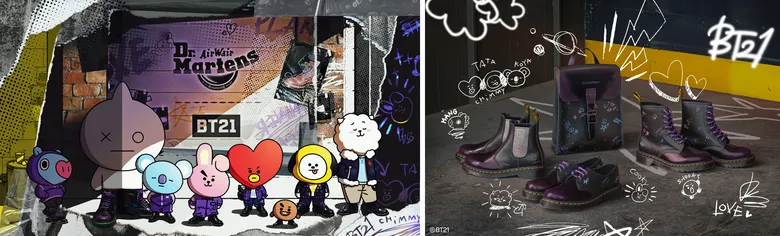 Limited Edition ‘Dr. Martens X BT21’ Collection Drops Just In Time To Complete Spring Street Look