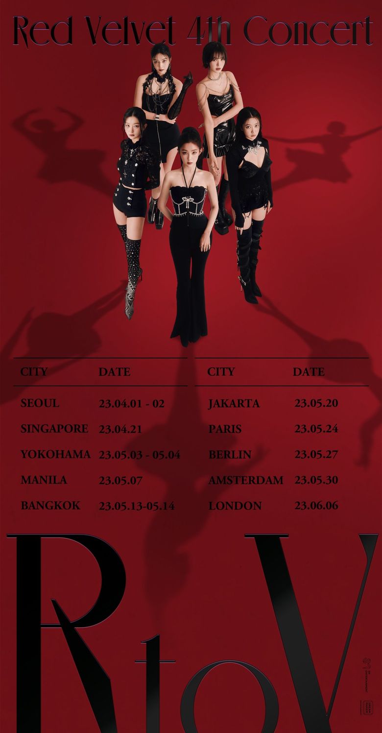 Red Velvet 'R To V' 4th Concert Global Tour: Cities And Ticket Details