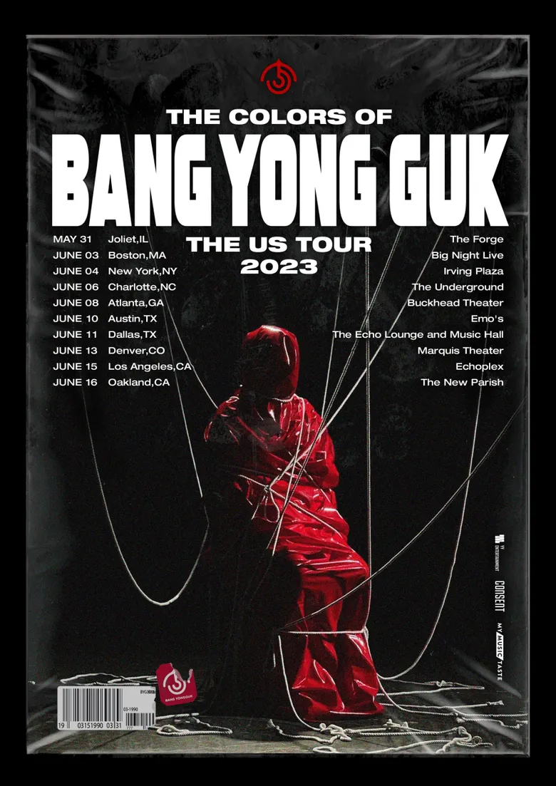  2023 Bang YongGuk "The Colors Of Bang YongGuk" Tour: Ticket Details
