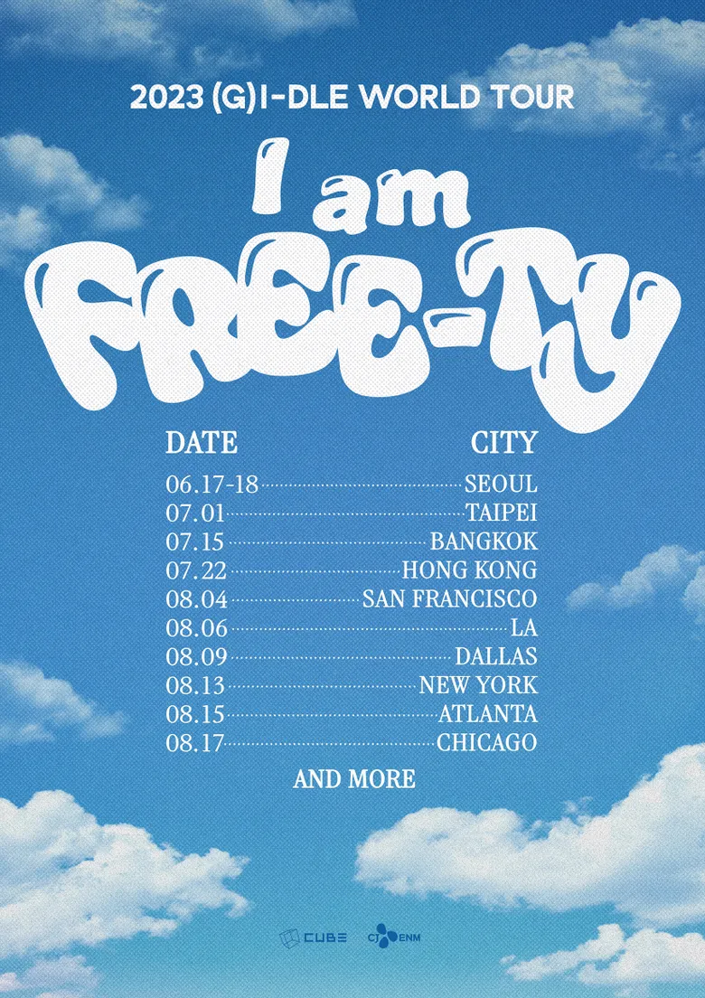  2023 (G)I-DLE "I Am FREE-TY" World Tour: Ticket Details