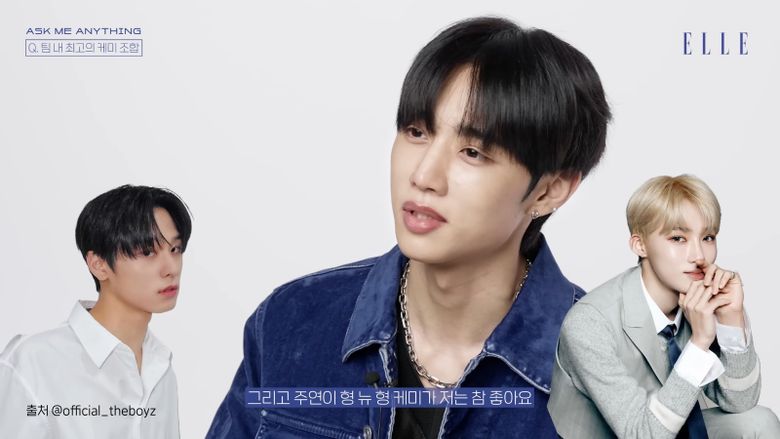 Combination Of Members With Extraordinary Chemistry According To THE BOYZ' SunWoo