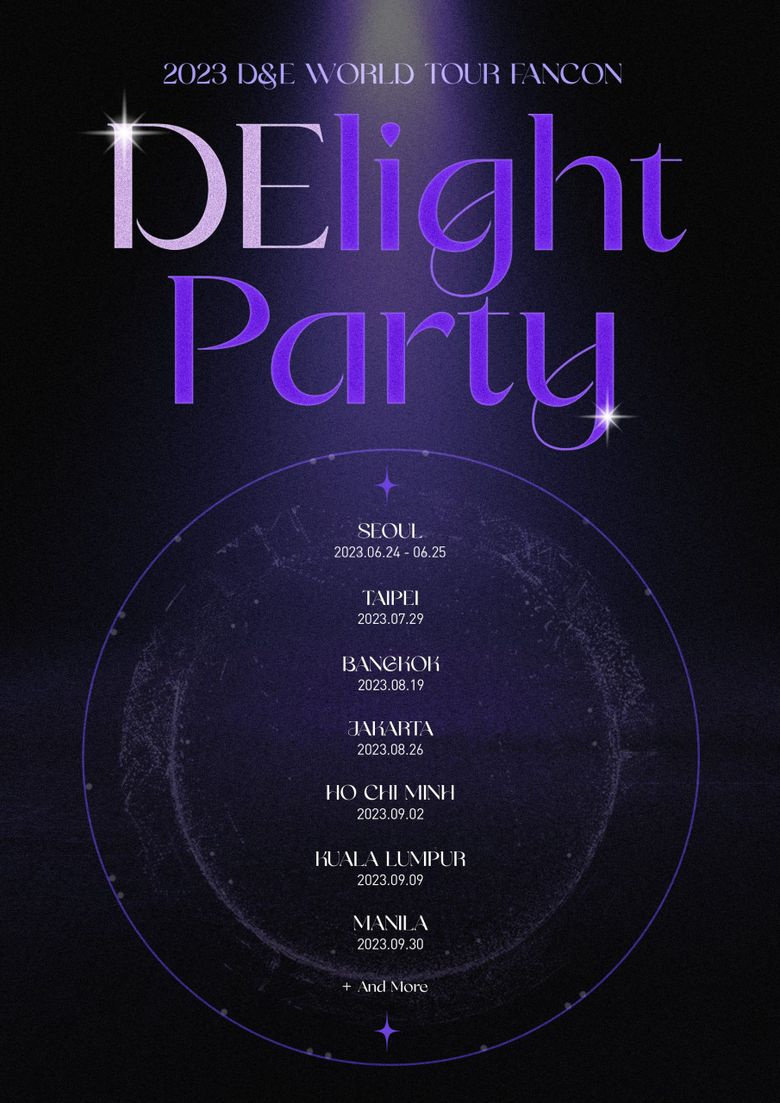 SUPER JUNIOR D&E "DElight PARTY" Fancon World Tour: Ticket Details