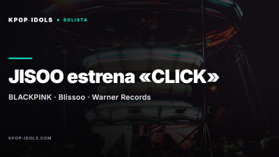 JISOO de BLACKPINK estrena el single CLICK, portada del articulo