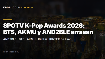 SPOTV K-Pop Awards 2026: BTS, AKMU, KiiiKiii y AND2BLE entre los ganadores de la gala de premios del K-pop
