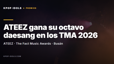 ATEEZ gana el Icon of the Year en los The Fact Music Awards 2026 de Busan
