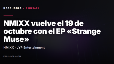 NMIXX anuncia «Strange Muse», su sexto EP, para el 19 de octubre de 2026