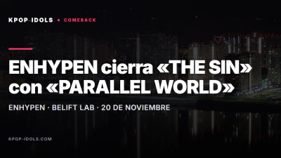 ENHYPEN anuncia el single «THE SIN : PARALLEL WORLD» para el 20 de noviembre de 2026